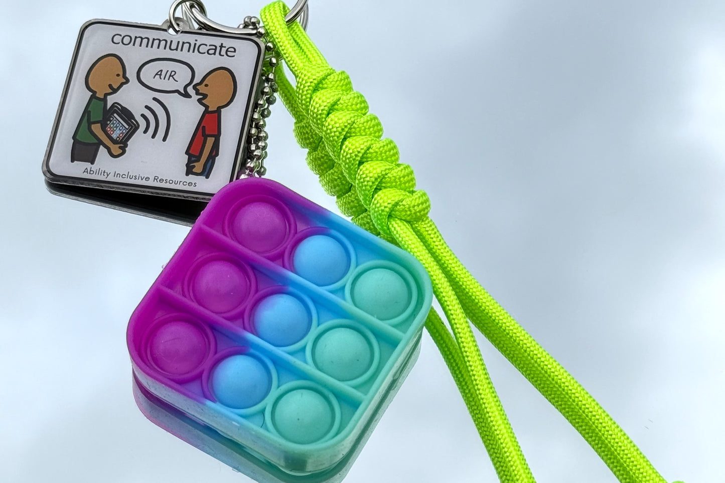 Metal Keychain - Communicate