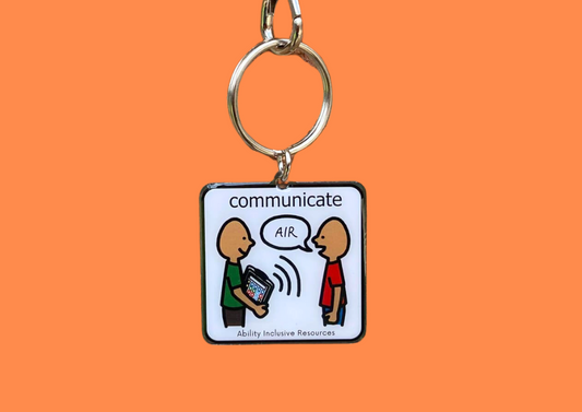 Metal Keychain - Communicate