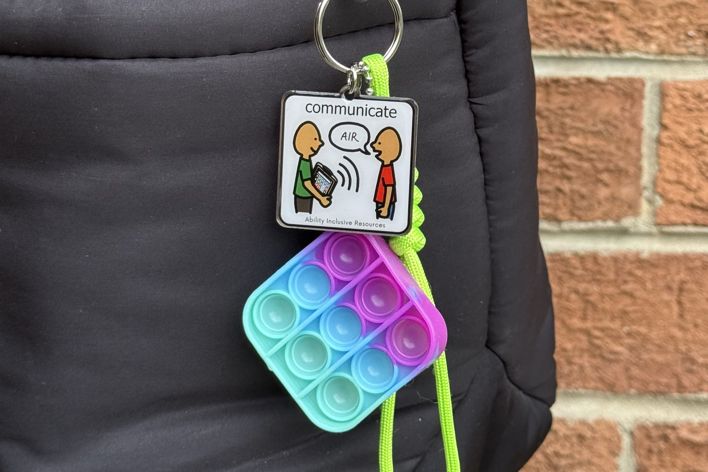 Metal Keychain - Communicate